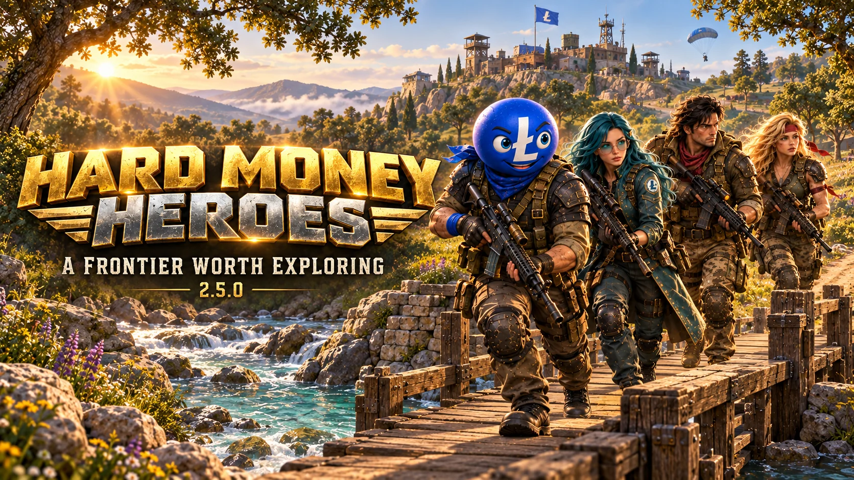 Hard Money Heroes — A frontier worth exploring. Play the game.